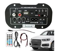 Audio Control Epicenter,Module Audio USB pour Amplificateur | Processeur de Restauration Sonore Booster de Graves Carte Convertisseur Sans Fil 12,7 cm Son Central pour Voiture et Maison