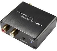 audio Convertisseur [Toslink, Cinch-RCA numérique - Cinch-RCA, Jack] unidirectionnel (uni) SpeaKa Professional SP-DAC-TK/CK