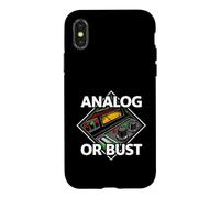 Audio Engineer Analog Or Bust Vintage Gear Coque pour iPhone X/XS