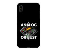 Audio Engineer Analog Or Bust Vintage Gear Coque pour iPhone XS Max