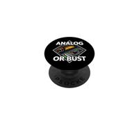 Audio Engineer Analog Or Bust Vintage Gear PopSockets PopGrip Adhésif