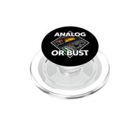 Audio Engineer Analog Or Bust Vintage Gear PopSockets PopGrip pour MagSafe