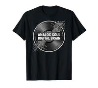 Audio Engineer Analog Soul Digital Brain Record T-Shirt