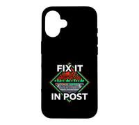 Audio Engineer Fix It in Post Sound Mixer Coque pour iPhone 16