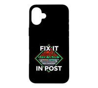 Audio Engineer Fix It in Post Sound Mixer Coque pour iPhone 16 Plus