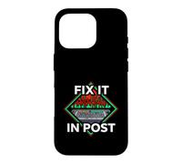 Audio Engineer Fix It in Post Sound Mixer Coque pour iPhone 16 Pro