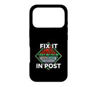 Audio Engineer Fix It in Post Sound Mixer Coque pour iPhone 17 Pro