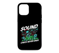 Audio Engineer Sound Check Never Ends Live Crew Graphic Coque pour iPhone 12/12 Pro