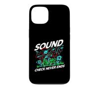 Audio Engineer Sound Check Never Ends Live Crew Graphic Coque pour iPhone 13