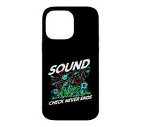 Audio Engineer Sound Check Never Ends Live Crew Graphic Coque pour iPhone 14 Pro Max