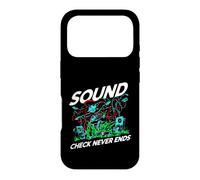Audio Engineer Sound Check Never Ends Live Crew Graphic Coque pour iPhone 17 Pro