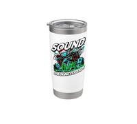 Audio Engineer Sound Check Never Ends Live Crew Graphic Gobelet isotherme en acier inoxydable double paroi