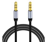 Audio Jack Cable,3.5 mm Stereo Auxiliary Cable,3.5 Male Male Jack Cable in Nylon for Headphones,i-Phone 6S,iPad,iPod,Car,Car Radio,Smartphones,MP3 Player (1M)