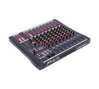 Audio Mixer 8 canaux Mixeur de musique Dj Audio Mixer Digital Audio Mixer 8 canaux Dj Mixer Avec USB DJ Audio Mixer Scène Live Mixer Musique Mixeur Dj
