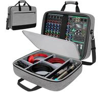 Audio Mixer Travel Case Detachable - - - Shoulder Strap Shock-Absorbing Bag | Large-Capacity Recording Equipment Bag With Adjustable Storage | | | Music Studio Equipment, for Gigs, Tours, Live Audio Case
