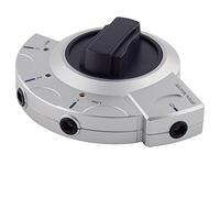 Audio optique Maj Box Switch, entrée?: 3 x Opto Toslink femelle femelle, sortie?: 1 x Opto Toslink femelle femelle femelle, Convient pour 2.1 5.1 & Dolby Surround 7.1, Argent