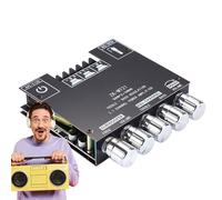 Audio Power Booster - Carte d'amplificateur Compact, récepteur câblé AUX | 2.1 Le Module de subwoofer de Canal améliore la fidélité des Basses Profondes à l'intérieur du Magasin de théâtre d