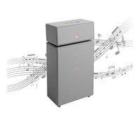 Audio Pro Drumfire II - Enceinte Multiroom WiFi Puissante - sans Fil avec Bluetooth - Haut-Parleur Portable avec AirPlay2, Google Cast, Spotify Connect - Gris