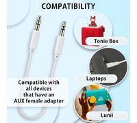 Audio Splitter 5 Ports-3.5 Mm Aux Splitter Converter Star Sharing Earphone & Cables For Smartphone,Laptop,Pc Red