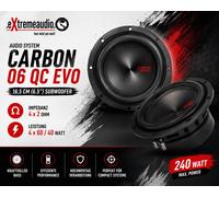 Audio System CARBON 06 QC EVO Subwoofer 16,5 cm (6,5") Woofer Bass 240 Watt