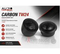 AUDIO SYSTEM CARBON TW24 24mm (1”) tweeter tweeter tweeter néodyme avec boîtier