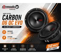 Audio System CARBON 06 QC EVO Subwoofer 16,5 cm (6,5") Woofer Bass 240 Watt