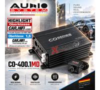 AUDIO SYSTEM CO-400.1 Amplificateur numérique mono 1 canal 400 WRMS + télécom...
