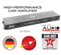 Audio System X-170.4 Amplificateur de puissance Amplificateur 4 canaux 1960 w...