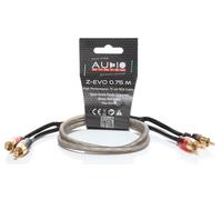 AUDIO SYSTEM Z-EVO 0.75M Câble RCA 0.75 METER HIGHT Performance RCA Cable 75 cm