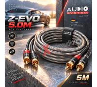 Audio System Z-EVO 5.0 mètres HIGH-Performance RCA Cable 5 mètres OFC RCA...