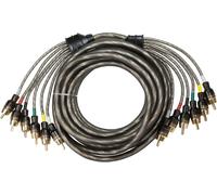 AUDIO SYSTEM Z-EVO 5.OM-6 câble RCA de haute qualité OFC / RCA 5 mètres 6x...