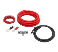 Audio System Z-PCS20 Kit de câblage 20 mm² avec câble de puissance OFC en cuivre 99,9% Kit de raccordement pour amplificateur Z-PCS20