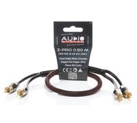 Audio System Z-PRO 0.5 HAUT DE GAMME Câble RCA 50 cm OFC Câble RCA 0,5m