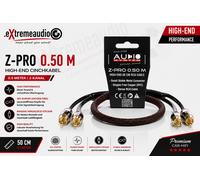 Audio System Z-PRO 0.5 HAUT DE GAMME Câble RCA 50 cm OFC Câble RCA 0,5m