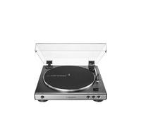 Audio-Technica AT-LP60XUSB Tourne-disque entraîné par courroie Gris, Métallique Complètement automatique