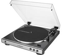 Audio-Technica AT-LP60XUSB Tourne-disque entraîné par courroie Gris, Métallique Complètement automatique