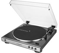 Audio-Technica AT-LP60XUSB Tourne-disque entraîné par courroie Gris, Métallique Complètement automatique