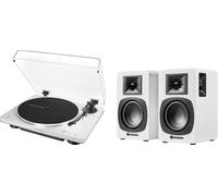Audio-Technica AT-LP70XBT Blanc + AT-SP3X Blanc - Platines vinyle hi-fi