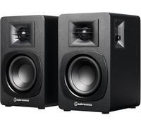 Audio-Technica Enceintes de bibliothèque amplifiées AT-SP3X 2-voies filaire et sans fil 30 W Noir