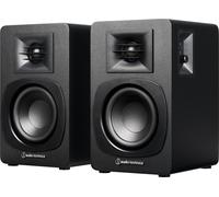 Audio-Technica Enceintes de bibliothèque amplifiées AT-SP3X 2-voies filaire et sans fil 30 W Noir