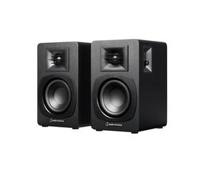 Audio-Technica AT-SP3X Noir - Enceinte Bibliothèque Amplifiée (la paire)