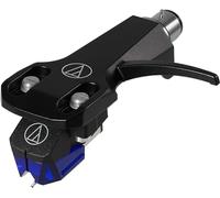 Audio-Technica AT-XP3/H Cellule Stéréo à Double Aimants Mobile avec Porte-Cellule DJ Bleu