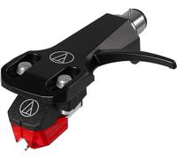 Audio-Technica AT-XP5/H Cellule Stéréo à Double Aimant Mobiles avec Porte Cellule DJ Red
