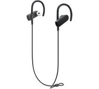 Audio-Technica SonicSport ATH-SPORT50BT - Écouteurs avec micro - intra-auriculaire - montage sur l'oreille - Bluetooth - sans fil - noir Noir G