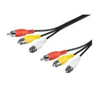 AUDIO-VIDEO- CABLE, CÂBLE 3X CINCH (FICHE MÂLE)…
