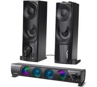 AudioCore Barre de son PC AC955 3Wx2 LED USB 5v Line-in