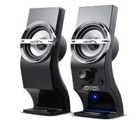 Audiocore AC805 haut-parleur 2-voies Noir, Argent Avec fil 3 W