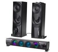 Audiocore 3Wx2 computer soundbar, LED, USB 5v, line-in, AC955 enceinte
