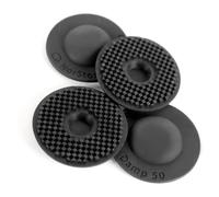 Audiocrast Cable Audio Sc003 Lot De 2 D Enceinte Haut De Gamme 5n Ofc Section Conducteur Interne 2 X 3 Mm² 8 Fiches à Fourche Plaquées Rhodium Bleu 1