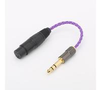 Audiocrast HIFI 6.35mm 1/4 m?ski na 4-Pin XLR ?e?skie zrównowa?ony pod??czy? TRS Adapter Audio kabel 6.35mm do kabla Audio XLR